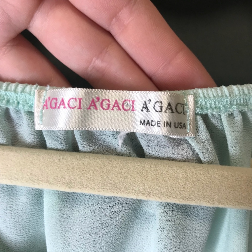 Agaci mint green blouse - Picture 3 of 4